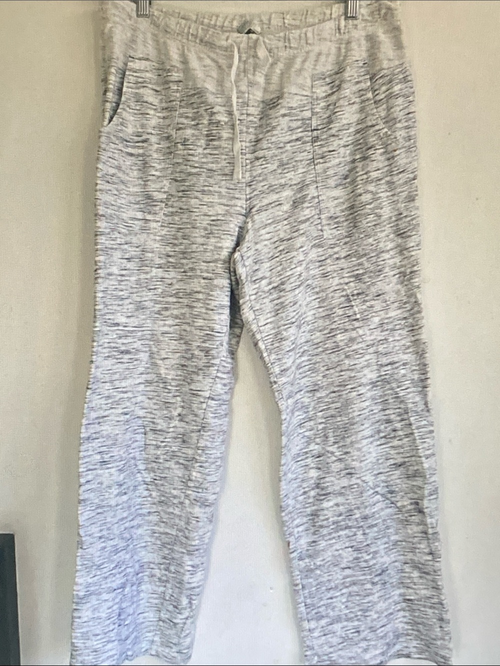 Anthropologie Light Gray Marled Jogger Pants